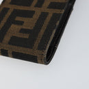 FENDI Zucca Canvas Cigarette Case Black Brown Auth yk20111V-15