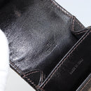 FENDI Zucca Canvas Cigarette Case Black Brown Auth yk20111V-9