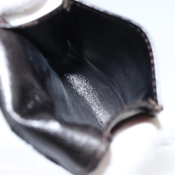 FENDI Zucca Canvas Cigarette Case Black Brown Auth yk20111V