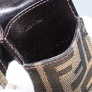 FENDI Zucca Canvas Cigarette Case Black Brown Auth yk20111V-12