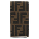 FENDI Zucca Canvas Cigarette Case Black Brown Auth yk20111V-2