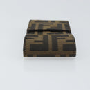 FENDI Zucca Canvas Cigarette Case Black Brown Auth yk20111V-5