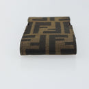 FENDI Zucca Canvas Cigarette Case Black Brown Auth yk20111V-6