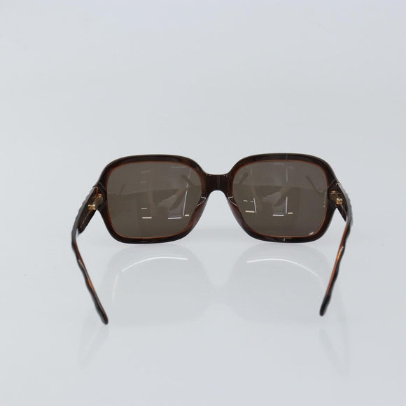 CHANEL COCO Mark Sunglasses plastic Silver CC Auth yk20113V