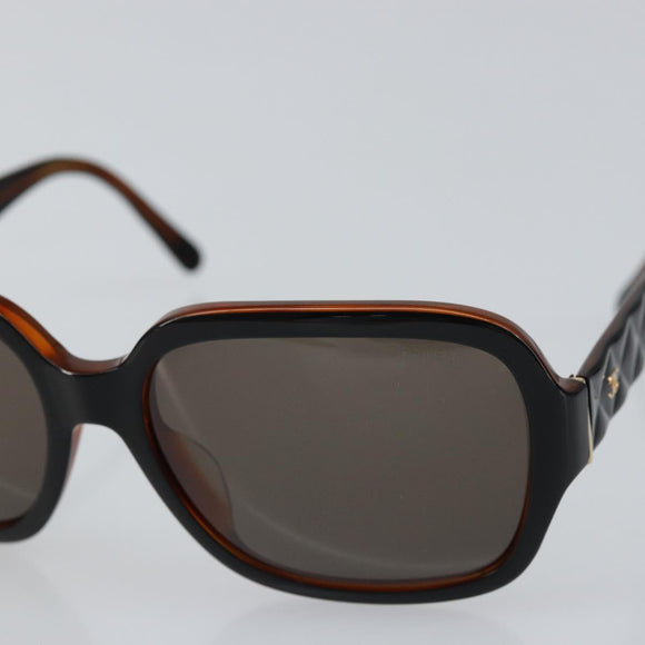 CHANEL COCO Mark Sunglasses plastic Silver CC Auth yk20113V