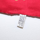 CHANEL Scarf Silk Red CC Auth yk20114-13