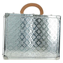 LOUIS VUITTON Monogram Mirror Cotoville 40 Trunk Silver M20454 LV Auth yk20115SM-1
