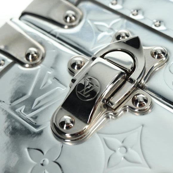 LOUIS VUITTON Monogram Mirror Cotoville 40 Trunk Silver M20454 LV Auth yk20115SM