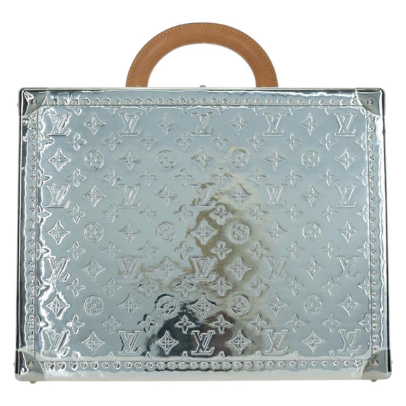 LOUIS VUITTON Monogram Mirror Cotoville 40 Trunk Silver M20454 LV Auth yk20115SM