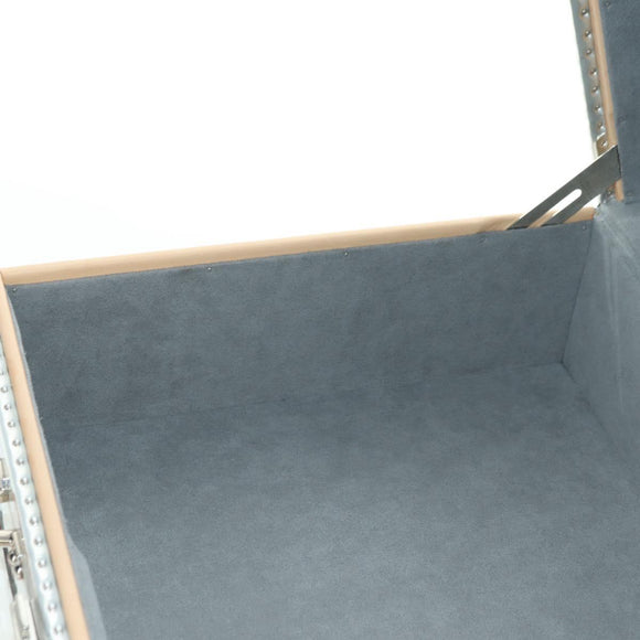 LOUIS VUITTON Monogram Mirror Cotoville 40 Trunk Silver M20454 LV Auth yk20115SM