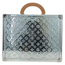 LOUIS VUITTON Monogram Mirror Cotoville 40 Trunk Silver M20454 LV Auth yk20115SM-3
