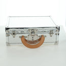 LOUIS VUITTON Monogram Mirror Cotoville 40 Trunk Silver M20454 LV Auth yk20115SM-6