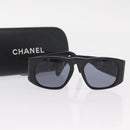 CHANEL Sunglasses plastic Black CC Auth yk20131-12