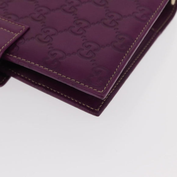 GUCCI GG Canvas Guccissima Day Planner Cover Purple 115241 2888 Auth yk20133A