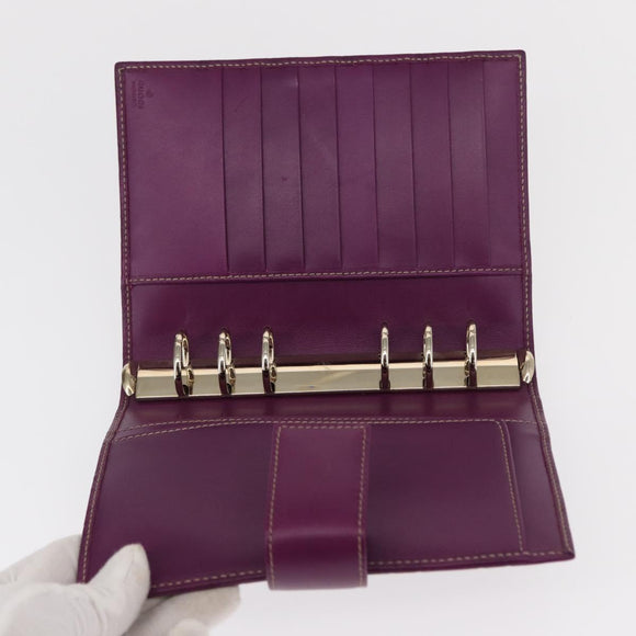 GUCCI GG Canvas Guccissima Day Planner Cover Purple 115241 2888 Auth yk20133A