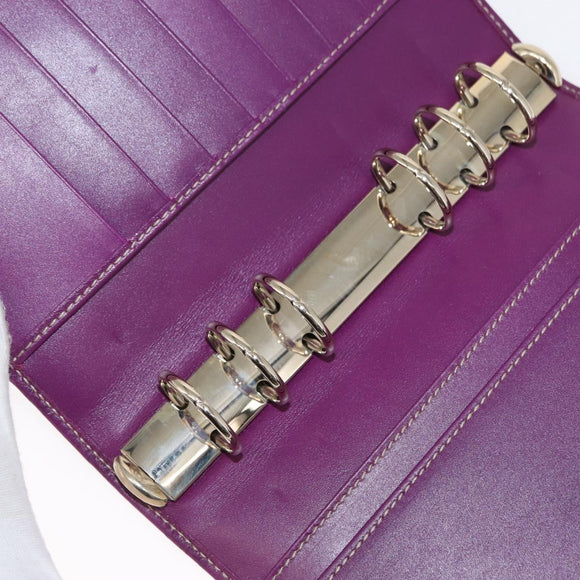 GUCCI GG Canvas Guccissima Day Planner Cover Purple 115241 2888 Auth yk20133V