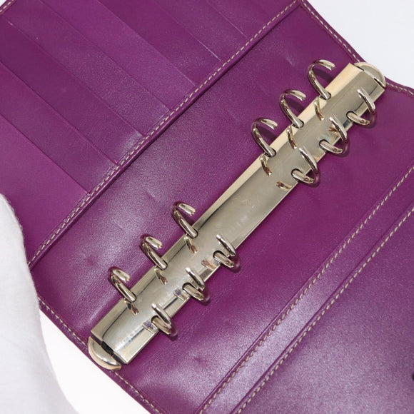 GUCCI GG Canvas Guccissima Day Planner Cover Purple 115241 2888 Auth yk20133A