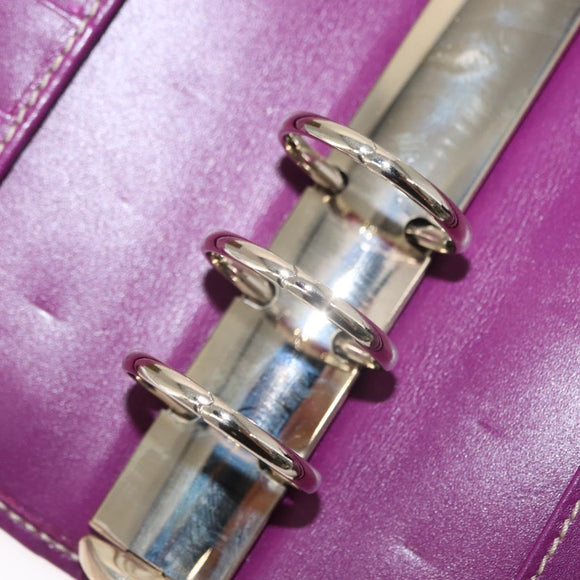 GUCCI GG Canvas Guccissima Day Planner Cover Purple 115241 2888 Auth yk20133V