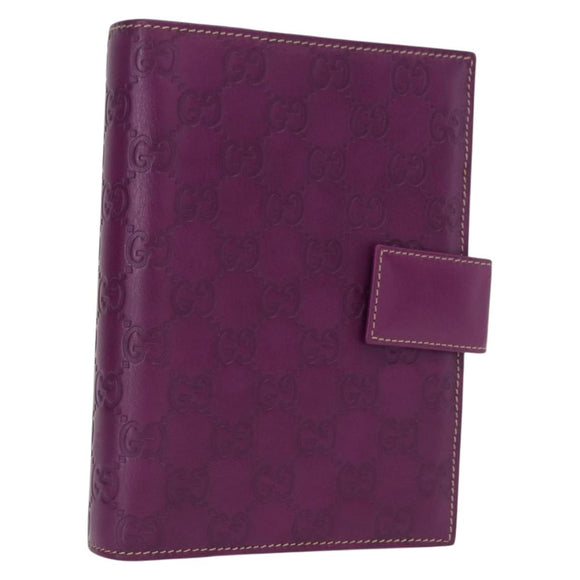 GUCCI GG Canvas Guccissima Day Planner Cover Purple 115241 2888 Auth yk20133V