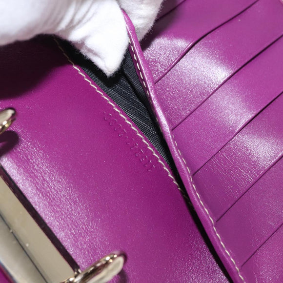 GUCCI GG Canvas Guccissima Day Planner Cover Purple 115241 2888 Auth yk20133V