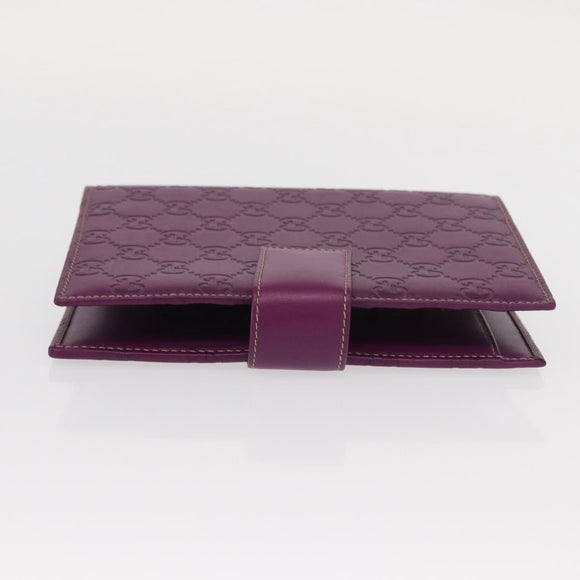GUCCI GG Canvas Guccissima Day Planner Cover Purple 115241 2888 Auth yk20133A