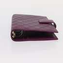 GUCCI GG Canvas Guccissima Day Planner Cover Purple 115241 2888 Auth yk20133A-7