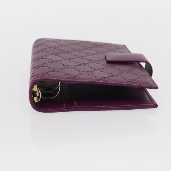 GUCCI GG Canvas Guccissima Day Planner Cover Purple 115241 2888 Auth yk20133V