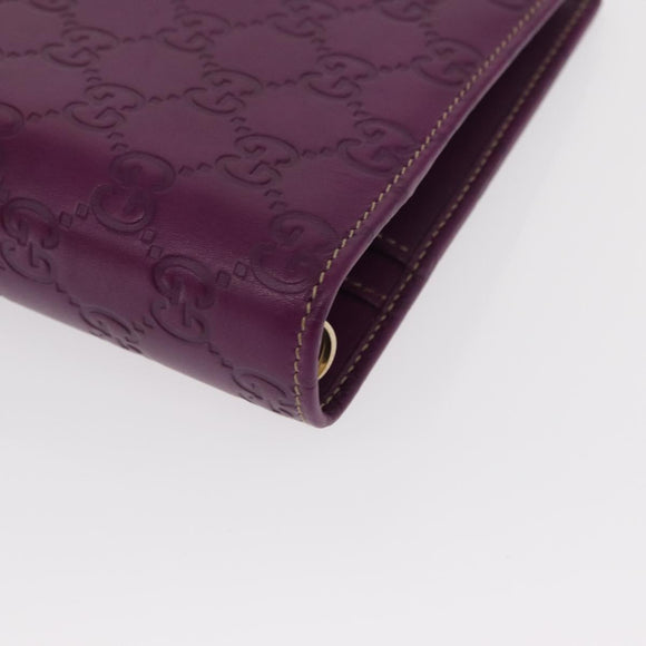 GUCCI GG Canvas Guccissima Day Planner Cover Purple 115241 2888 Auth yk20133A
