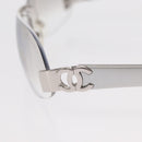 CHANEL Sunglasses metal Silver CC Auth yk20137-9