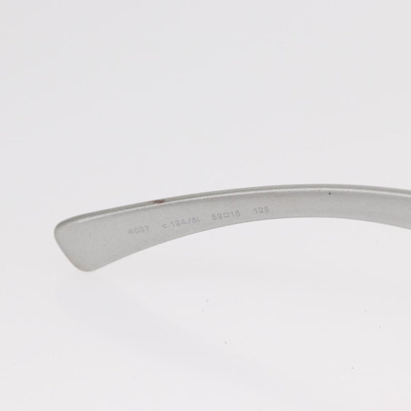 CHANEL Sunglasses metal Silver CC Auth yk20137