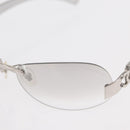 CHANEL Sunglasses metal Silver CC Auth yk20137-4