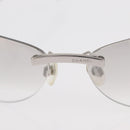 CHANEL Sunglasses metal Silver CC Auth yk20137-5