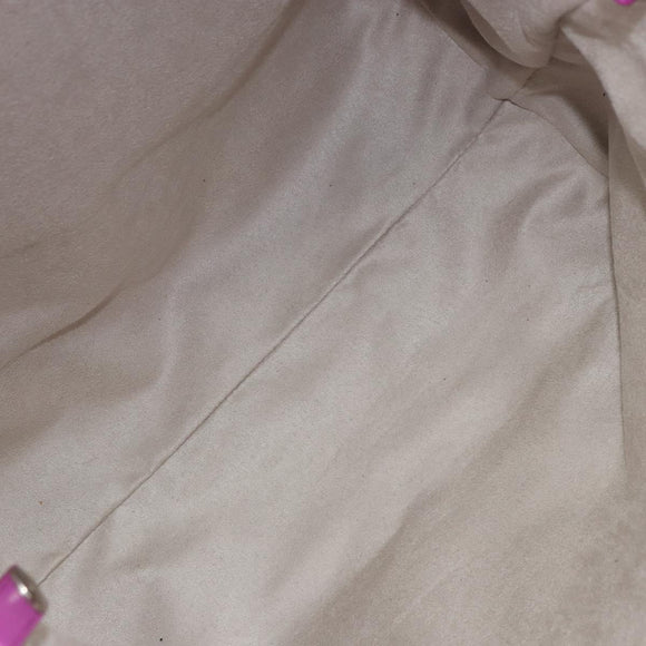 Jimmy Choo Studs Tote Bag Leather Purple Silver Auth yk20140