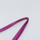 Jimmy Choo Studs Tote Bag Leather Purple Silver Auth yk20140-8