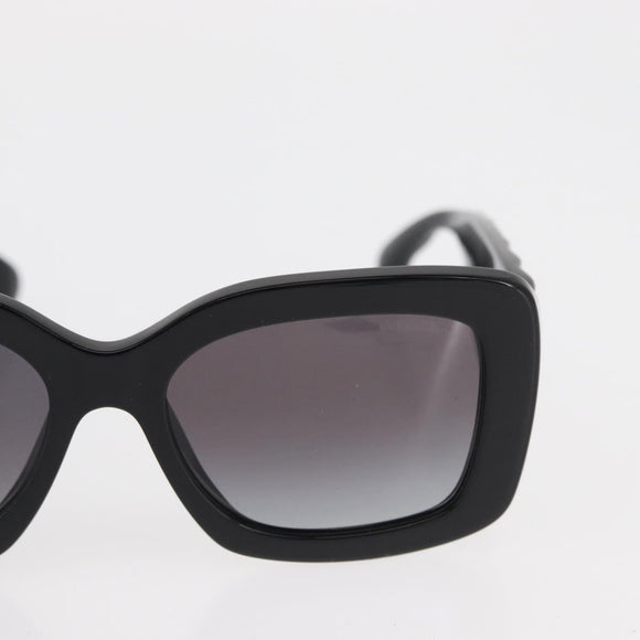 CHANEL Sunglasses plastic Black CC Auth yk20142V