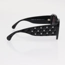 CHANEL Sunglasses plastic Black CC Auth yk20142V-5