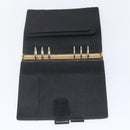 LOUIS VUITTON Epi Agenda GM Day Planner Cover Black Gold R20212 LV Auth yk20152-13