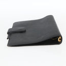 LOUIS VUITTON Epi Agenda GM Day Planner Cover Black Gold R20212 LV Auth yk20152-6