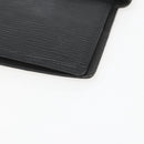 LOUIS VUITTON Epi Agenda GM Day Planner Cover Black Gold R20212 LV Auth yk20152-8