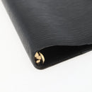 LOUIS VUITTON Epi Agenda GM Day Planner Cover Black Gold R20212 LV Auth yk20152-9