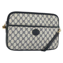 GUCCI GG Supreme Shoulder Bag PVC Navy Gold 004 89 0262 Auth yk20163-1