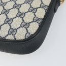 GUCCI GG Supreme Shoulder Bag PVC Navy Gold 004 89 0262 Auth yk20163-10