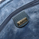 GUCCI GG Supreme Shoulder Bag PVC Navy Gold 004 89 0262 Auth yk20163-15