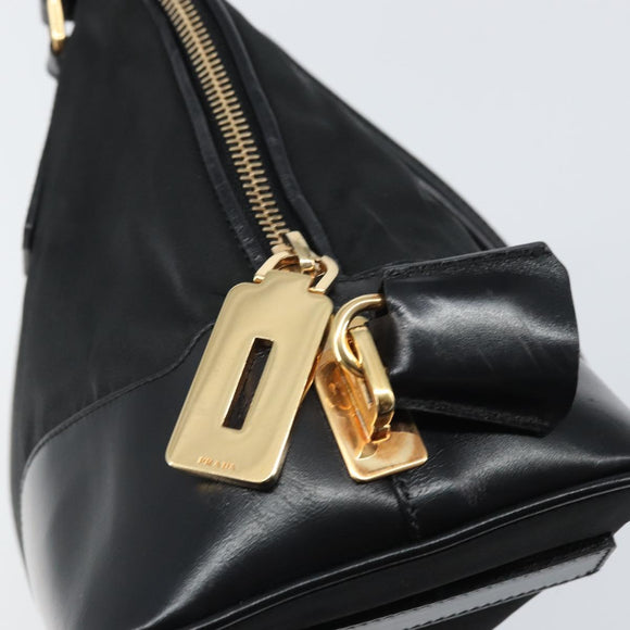 PRADA Handtasche Nylon Schwarz Gold Orig. yk20166