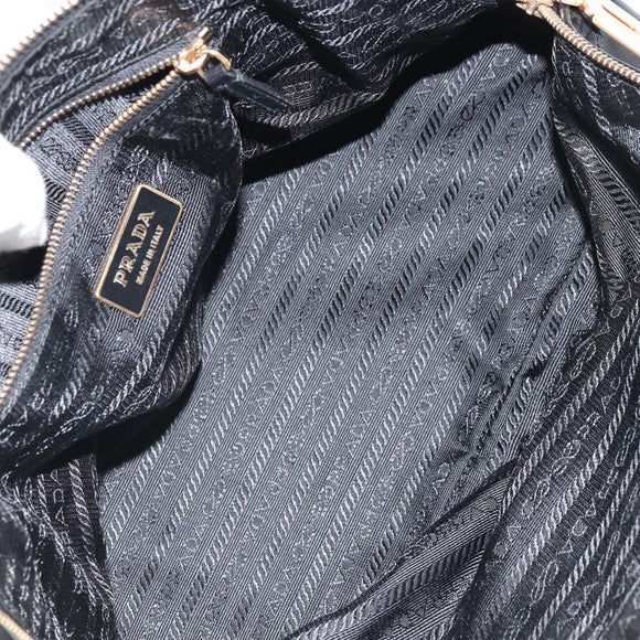 PRADA Handtasche Nylon Schwarz Gold Orig. yk20166
