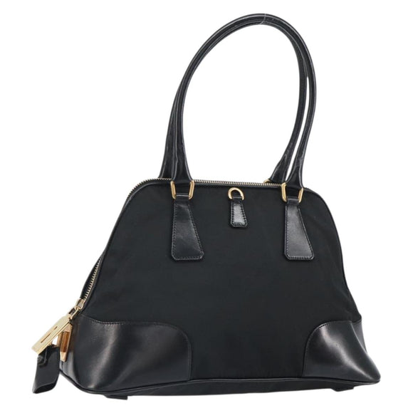 PRADA Handtasche Nylon Schwarz Gold Orig. yk20166