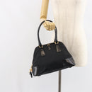 PRADA Handtasche Nylon Schwarz Gold Orig. yk20166-24