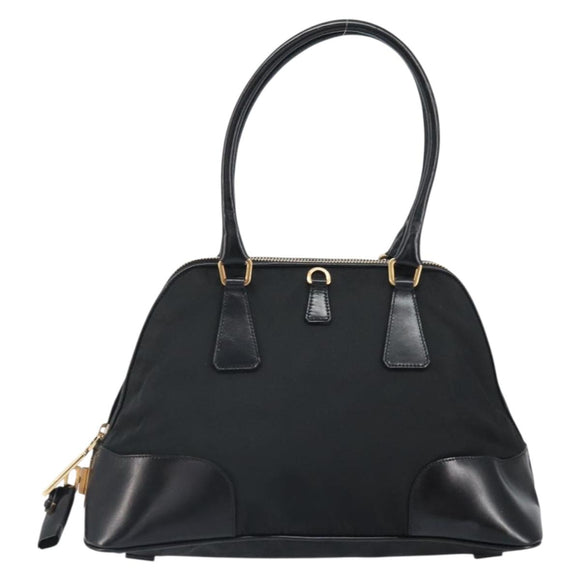 PRADA Handtasche Nylon Schwarz Gold Orig. yk20166