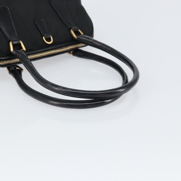 PRADA Handtasche Nylon Schwarz Gold Orig. yk20166