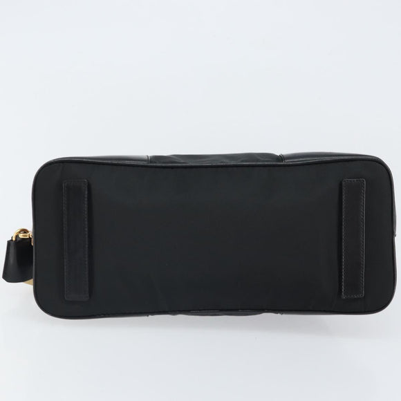 PRADA Handtasche Nylon Schwarz Gold Orig. yk20166